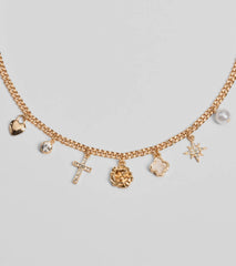 Touch Of Chic Charm Pendant Necklace